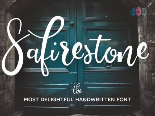 Safirestone Creative Font Letters