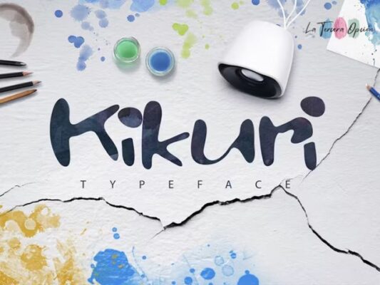 Kikuri Creative Font Letters