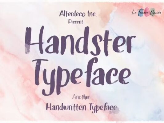 Handster Handmade Font