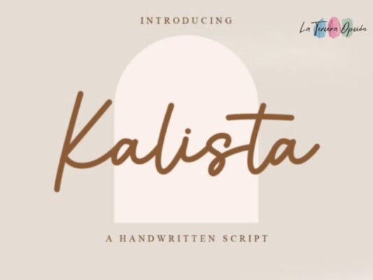 Kalista Unique Handwriting Fonts