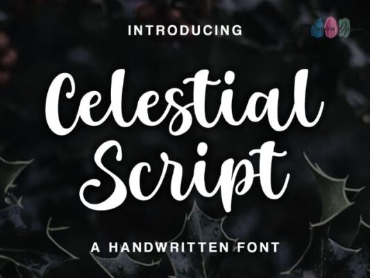  Celestial Font