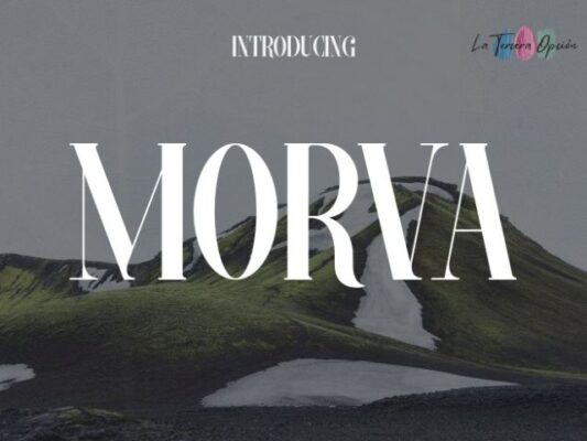 MORVA Typeface