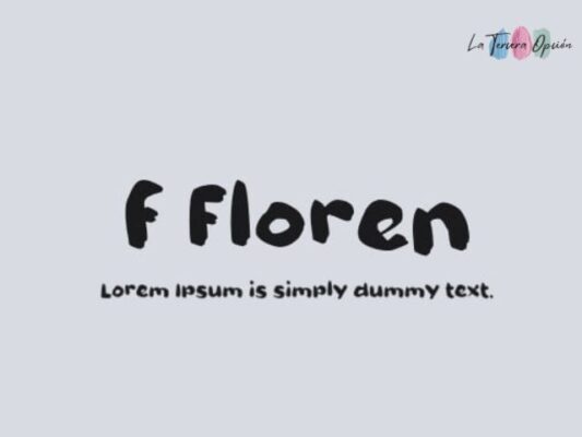 FLOREN Typeface